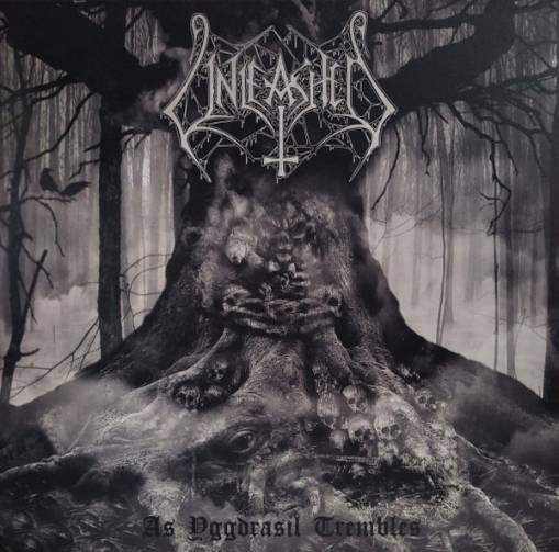 Okładka Unleashed - As Yggdrasil Trembles LP WHITE BLACK