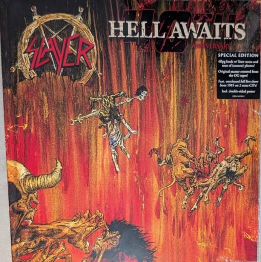 Okładka Slayer - Hell Awaits 40th Anniversary EARBOOK