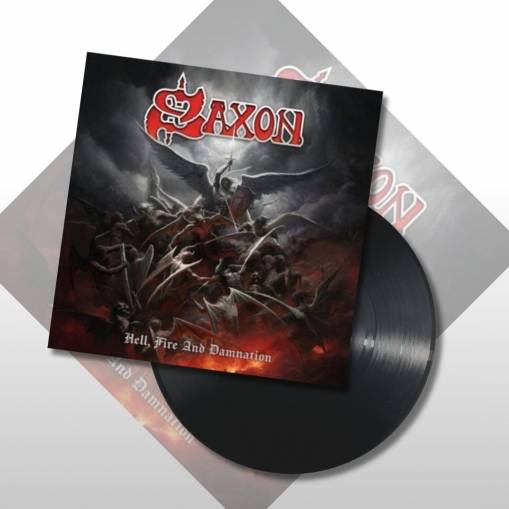 Okładka SAXON - HELL, FIRE AND DAMNATION (BLACK VINYL)
