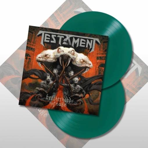 Okładka Testament - Brotherhood Of The Snake LP GREEN