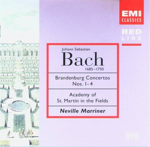 Okładka Neville Marriner - Johann Sebastian Bach Brandenburg Concertos Nos. 1-4 [NM]