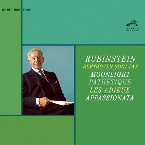 Okładka Artur Rubinstein - Beethoven Sonatas Moonlight, Les Adieux, Pathetique, Appassionata [NM]
