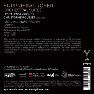 Surprising Royer Pancrace Royer Orchestral Suites