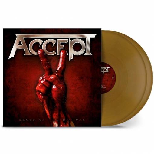 Okładka Accept - Blood Of The Nations LP GOLD