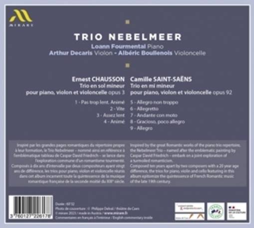 Saint-Saens Piano Trios Trio Nebelmeer