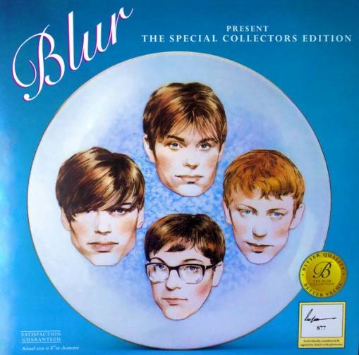 Okładka BLUR - BLUR PRESENT THE COMPLETE COLLECTORS EDITION (BLUE VINYL ALBUM. RSD 2023)