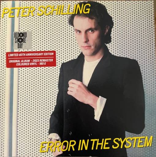 Okładka SCHILLING, PETER - ERROR IN THE SYSTEM (YELLOW VINYL ALBUM RSD 2023)