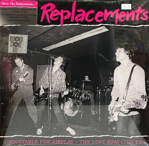 Okładka REPLACEMENTS, THE - UNSUITABLE FOR AIRPLAY (RSD 2022)