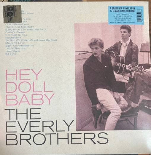 Okładka EVERLY BROTHERS, THE - HEY DOLL BABY (RSD 2022) (BLUE WINYL)