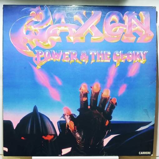 Okładka Saxon - Power & The Glory (LP) FRANCE [VG]