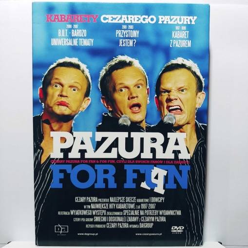 Okładka Cezary Pazura - Kabarety Cezarego Pazury (3DVD - KOMPLET / czyt. opis) [NM]