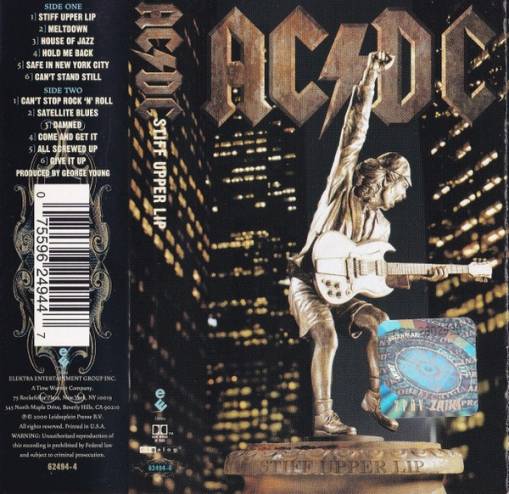 Okładka AC/DC - Stiff Upper Lip (MC) [EX]