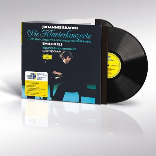 Okładka GILELS EMIL/ BERLINER PHILHARMONIKER/ JOCHUM EUGEN - BRAHMS: PIANO CONCERTOS NOS. 1 & 2 (2LP) (OSS)