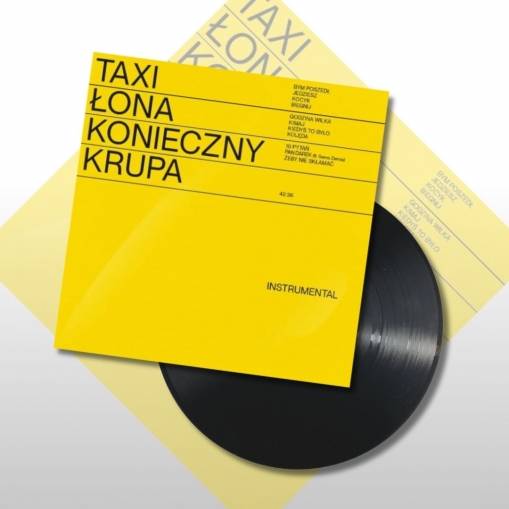 Okładka ŁONA, KONIECZNY, KRUPA - TAXI (INSTRUMENTAL) (LP)