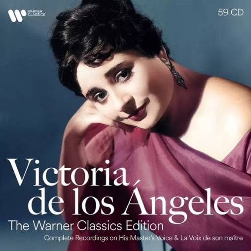 Okładka VICTORIA DE LOS ANGELES - VICTORIA DE LOS ÁNGELES: COMPLETE WARNER RECORDINGS 59CD (HMV & VSM)