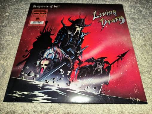 Okładka Living Death - Vengeance Of Hell LP MARBLED
