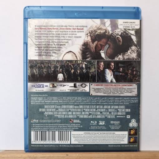 Ewolucja Planety Małp (3D 2xBD) [NM]