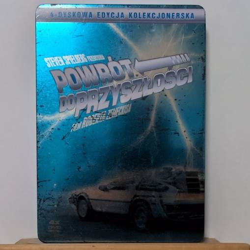 Okładka Robert Zemeckis - Powrót do przyszłości Edycja Kolekcjonerska 4DVD (czyt. opis) [EX]