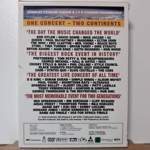 Live Aid 4DVD [NM]