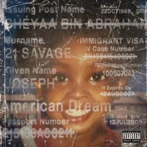 Okładka 21 Savage - american dream