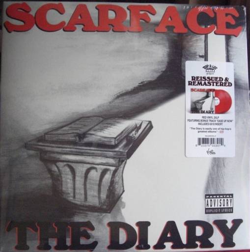 Okładka Scarface - The Diary LP RED INDIE