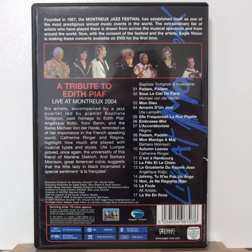 A Tribute To Edith Piaf - Live At Montreux [NM]