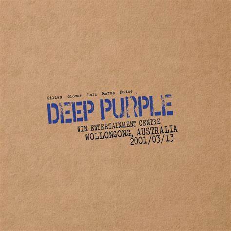 Okładka Deep Purple - Live In Wollongong 2001