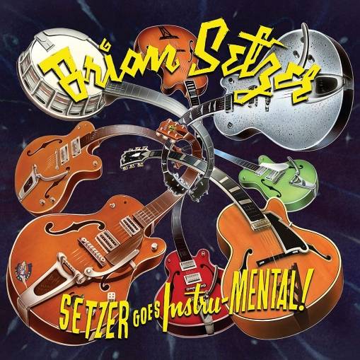 Okładka Brian Setzer - Setzer Goes Instru-Mental LP SPLATTER