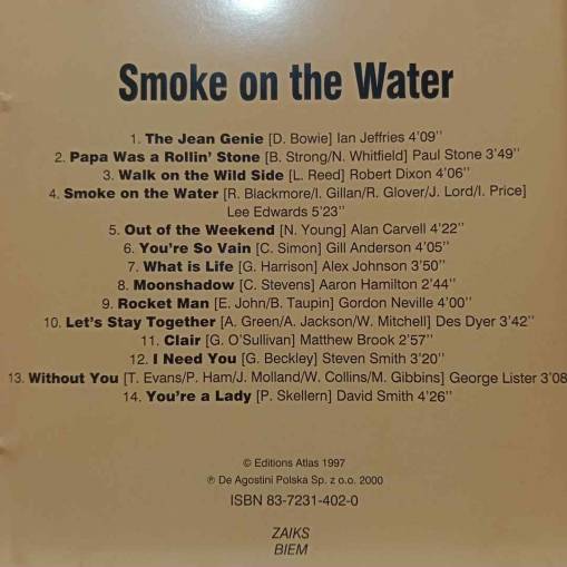 Świat Muzyki Hity Szalonych Lat 60 i 70 - Smoke On The Water [EX]