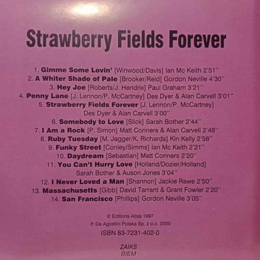 Świat Muzyki Hity Szalonych Lat 60 i 70 - Strawberry Fields Forever [NM]