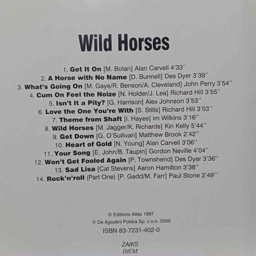 Świat Muzyki Hity Szalonych Lat 60 i 70 - Wild Horses [NM]