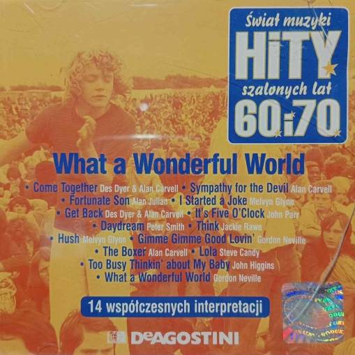 Okładka Various - Świat Muzyki Hity Szalonych Lat 60 i 70 - What a Wonderful World [NM]