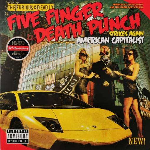 Okładka Five Finger Death Punch - American Capitalist 10th Anniversary Edition LP COLORED
