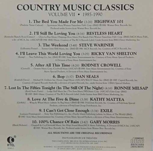 Country Music Classics Vol. VII 1985-1990 [EX]