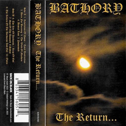 Okładka Bathory - The Return CASSETTE