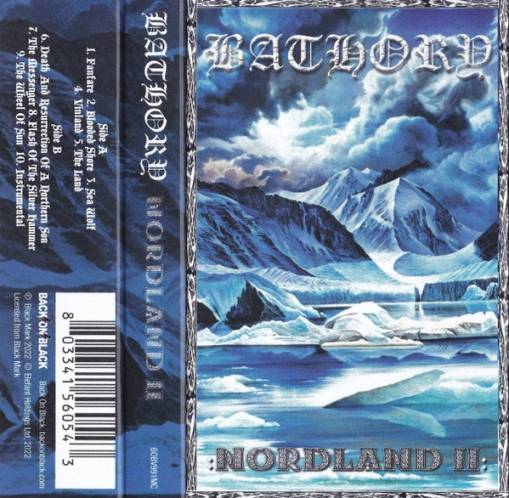 Okładka Bathory - Nordland II CASSETTE