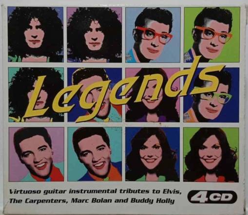 Okładka Willie Logan - "Legends" Virtuoso Guitar Instrumental Tributes To: Elvis, The Carpenters, Marc Bolan And Buddy Holly [NM]