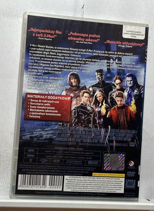 X-MEN: OSTATNI BASTION (DVD) [NM]