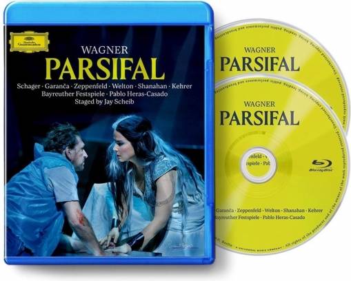 Okładka BAYREUTHER FESTSPIELCHOR , FESTSPIELORCHESTER / PABLO HERAS CASADO - WAGNER: PRSIFAL (2 BLU-RAY  VIDEO)