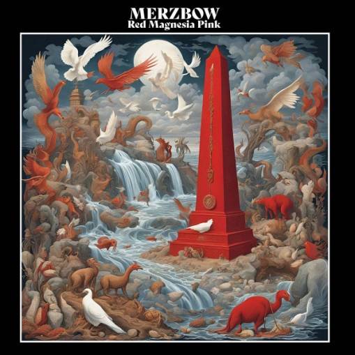 Okładka Merzbow - Red Magnesia Pink LP MARBLED