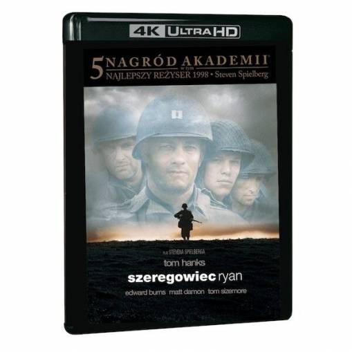 Okładka Steven Spielberg - SZEREGOWIEC RYAN (BD 4K)