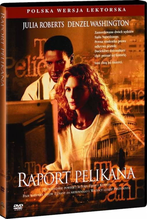 Okładka Alan J. Pakula - RAPORT PELIKANA (DVD)