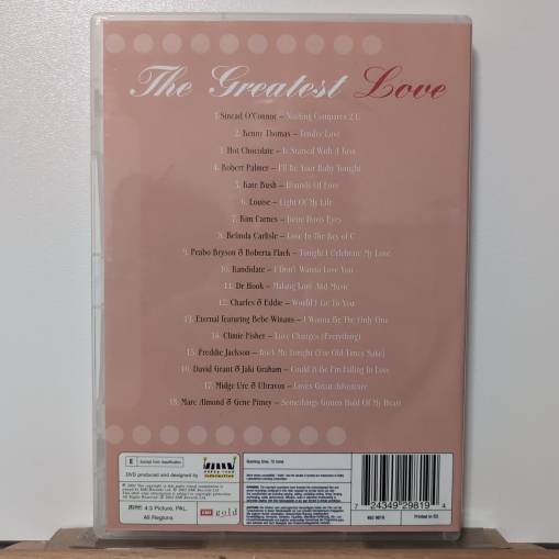 The Greatest Love - 18 Classic Hit Videos Digitally Remastered For Dvd [NM]