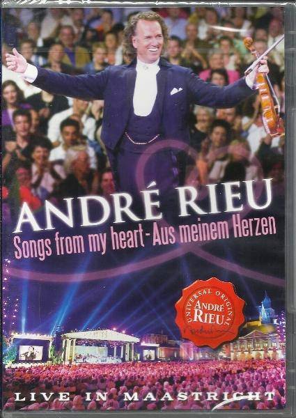 Okładka Andre Rieu - Songs From My Heart - Aus Meinem Herzen (Live In Maastricht) [NM]