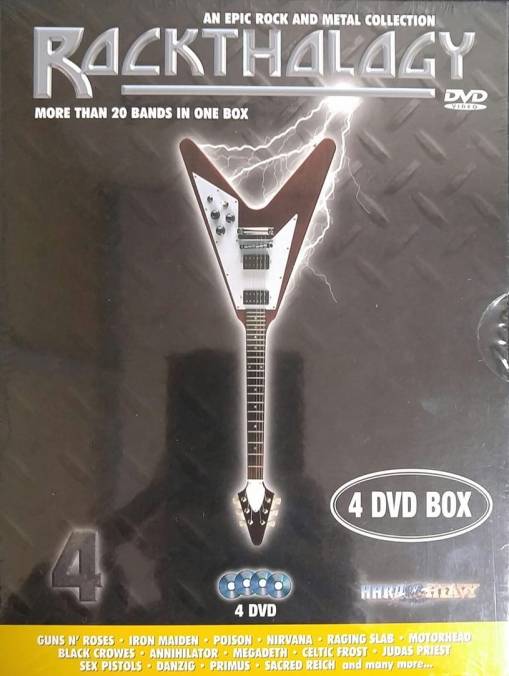 Okładka various artists - Rockthology 4 (4DVD - PAL)[DVD] *NOWA