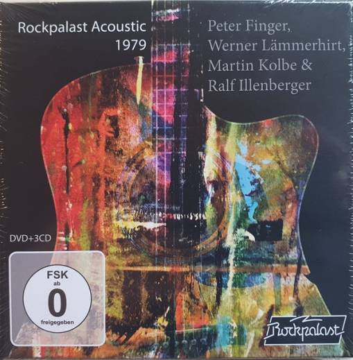 Okładka Peter Finger Werner Lammerhirt Martin Kolbe Ralf Illenberger - Rockpalast Acoustic 1979 CDDVD