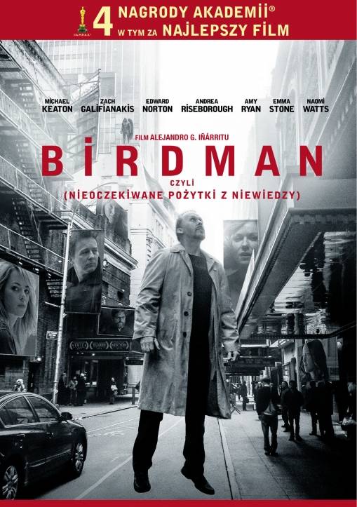 Okładka Alejandro Gonzalez Inarritu - BIRDMAN (DVD)