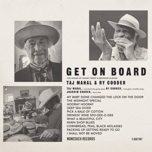 Okładka TAJ MAHAL & RY COODER - GET ON BOARD