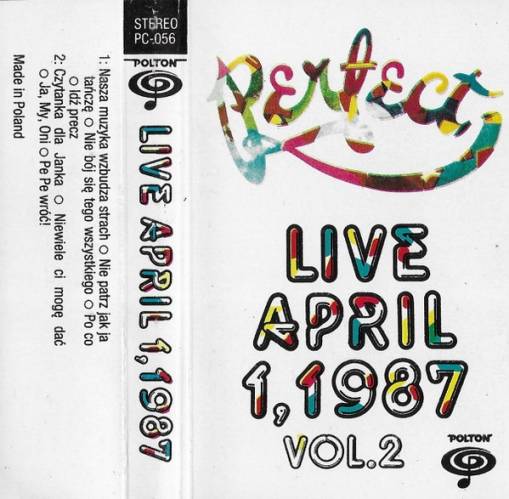 Okładka Perfect - Live April 1,1987 Vol.2 [NM]