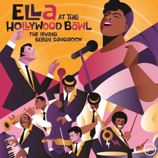 Okładka ELLA FITZGERALD - ELLA AT THE HOLLYWOOD BOWL: THE IRVING BERLIN SONGBOOK (LP COLOURED)